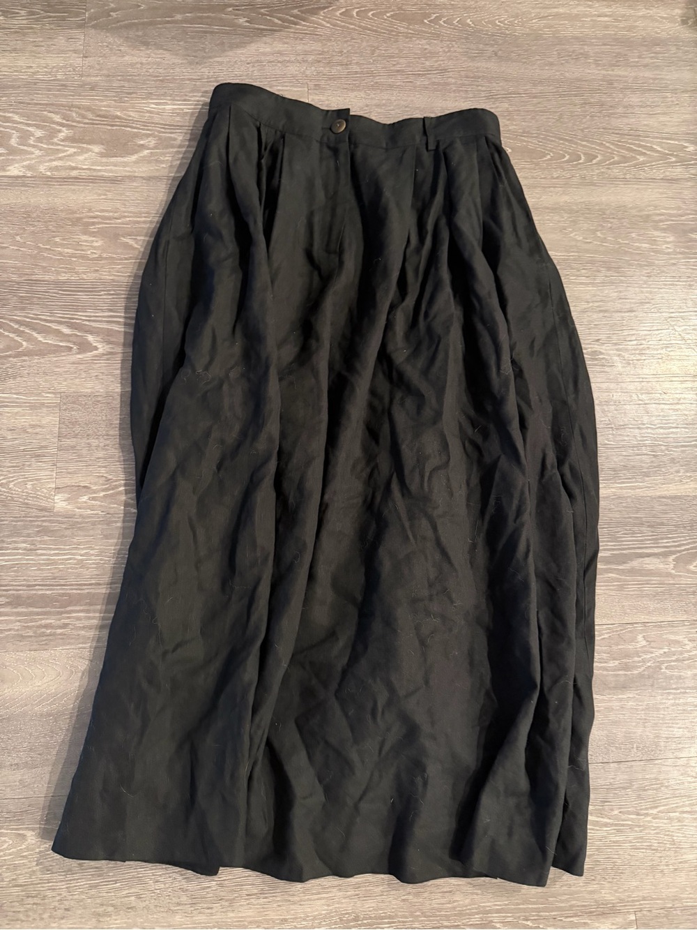 Mara Hoffman black tulay midi pleated skirt - Picture 2 of 5